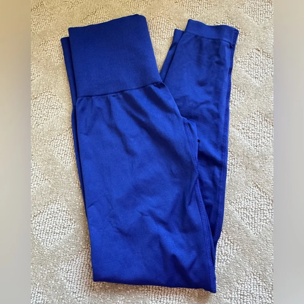 Knix Good to Go Seamless Leggings - small - Moody Blue - Picture 3 of 5